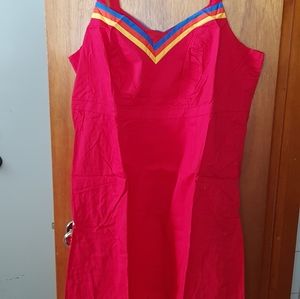 Modcloth red dress size 2x